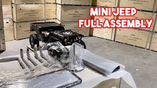 FULL ASSEMBLY Venom Motorsports Mini Jeep 125cc [upl. by Thoer]