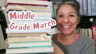 Middle Grade March TBR possibilities [upl. by Ahsimaj548]