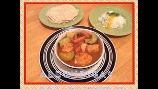 Albóndigas con Chipotlecomida Mexicanaby Itzomex [upl. by Ingaborg]