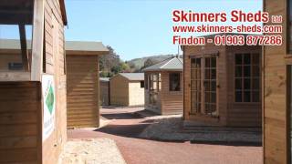 Skinners Sheds  Wyevale Garden Centre in Findon West Sussex [upl. by Eelirrem]