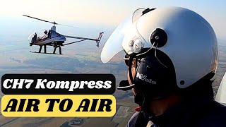 Air to Air with the CH7 KOMPRESS and my GYRO  September 2023 [upl. by Assyram]