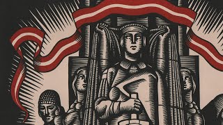 Brīvības Piemineklis The Freedom Monument linocut by Emils Salmins [upl. by Quirita]