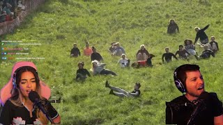 Hilarious Cheese Rolling 2023 Competition Gloucestershire UK [upl. by Thamos381]