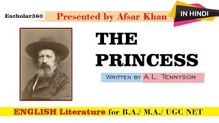 The Princess Alfred Lord Tennyson short Summary In Hindi  English LIterature [upl. by Ajax]