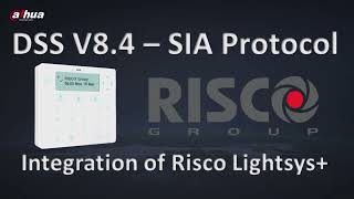 DSS 84  How to connect Risco alarm system to DSS [upl. by Agneta]