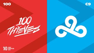 100 Thieves vs Cloud9  LCS Lock In 2022  Group AB Day 4 [upl. by Ausoj]