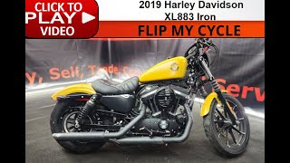 2019 Harley Davidson XL 883 Iron [upl. by Nyrrad305]