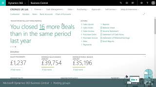 How to use posting groups in Dynamics 365 Business Central [upl. by Airakaz631]