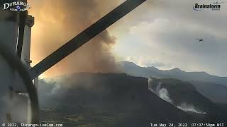 Perins Peak Fire Slurry Drop [upl. by Tioneb831]