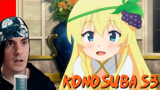 Kalathras REACCIONA al capitulo 3 de la tercera de KonoSuba [upl. by Aramoy489]