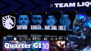 TL vs FLY  Game 1  Quarter Final LCS 2022 Lock In Playoffs  Team Liquid vs FlyQuest G1 full game [upl. by Damle518]