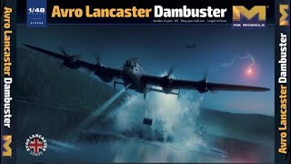 HK models 148 Lancaster Dambusters Inbox Review [upl. by Llehcam858]