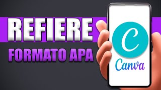 Cómo Citar En Formato Apa En Canva [upl. by Leontine]