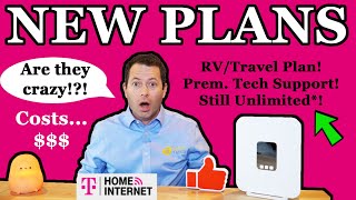 ✅ BIG CHANGES  TMobile 5G Home Internet  Unlimited RV Travel And Premium Plans [upl. by Airat]