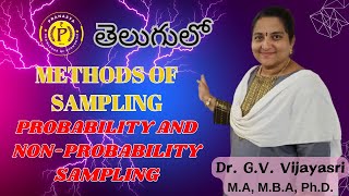 Methods of Sampling  Probability and Non Probability Sampling [upl. by Atteroc858]