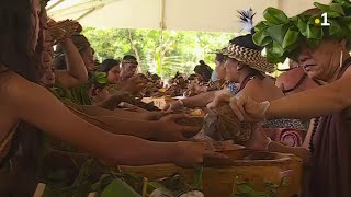 Festival des Marquises 2023  Limage du jour Le repas traditionnel [upl. by Cirle]