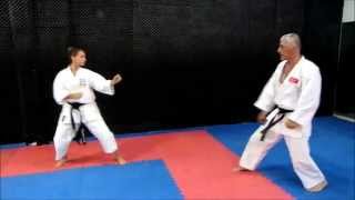 Maegeri Uke Ipponme 1  WadoRyu Küçükköy Karate Spor Kulübü [upl. by Abehshtab]