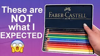 THESE PENCILS ARE NOT WHAT I EXPECTED Faber Castell Polychromos Review amp Test [upl. by Lodhia534]