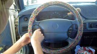 Steering Wheel Cover Instructions [upl. by Olegna533]