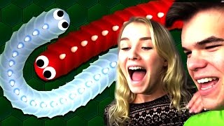 GIRLFRIEND vs BOYFRIEND IN NEW SLITHERIO [upl. by Kerman]