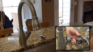 How to Fix a Leaky Kitchen Faucet featuring Delta Leland SingleHandle Faucet model 9178ARDST [upl. by Bum]