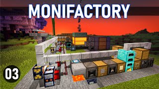 Monifactory Ep3  Pulsating Prediction Matrix amp MV Circuits Modded Minecraft [upl. by Eusebio]