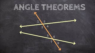 Geometry  What are the Angle Theorems for Parallel Lines and a Transversal [upl. by Enajaras266]