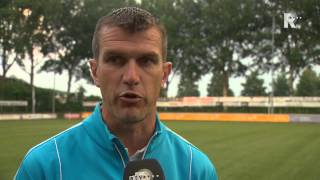 Marinus Dijkhuizen na afloop van Excelsior  Roda JC 14 [upl. by Akimot]