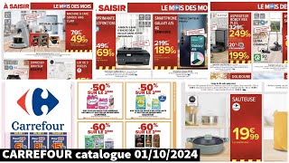 📢 CARREFOUR ❤️💛 CATALOGUE Du 1 OCTOBRE AU 14 OCTOBRE 💯 bonplan promotion carrefour arrivage [upl. by Haek]