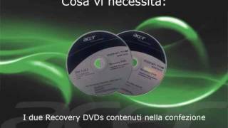 Acer Iconia Tab W500  Avviare eRecovery per il ripristino alle impostazioni di Sistema Italian [upl. by Ingrim420]