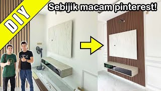 DIY Cara Pemasangan Fluted Wall Panel [upl. by Nomzed]