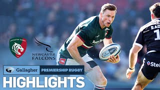 Leicester v Newcastle  HIGHLIGHTS  Tigers Score FIVE Tries At Home  Gallagher Premiership 202223 [upl. by Laurita]