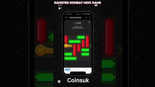 Hamster Kombat Mini Game  Solve Hamster game in 19 seconds Hamster Kombat [upl. by Erdne]