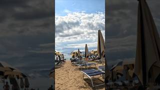 Italy  Bibione  Beach italy bibione beach weatherchanges travel [upl. by Suissac]