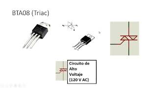 Avanzado Interfaz de potencia con el MOC3011 y BTA08 [upl. by Roehm]