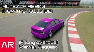 Assoluto Racing  Altezza RS200 Quick pReview Realistic Handling Setup [upl. by Naitsyrk17]