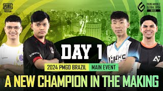 EN 2024 PMGO Brazil Main Event  Day 1  PUBG MOBILE Global Open Brazil [upl. by Dawaj]