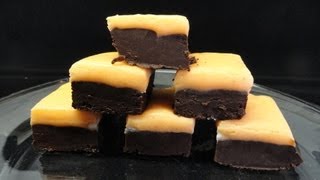 Halloween Double Decker Fudge Easy no stove required [upl. by Hna]