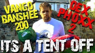 Vango Banshee 200 vs OEX Phoxx 2  Budget Backpacking tents COMPARED [upl. by Dronski]