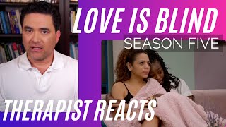 Love Is Blind  Season 5  12  Uche Tells Aaliyah Therapist Reacts [upl. by Enreval237]