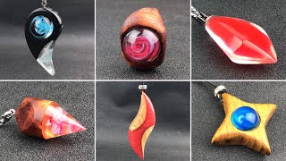 Resin art Amazing 6 styles of pendant jewelry Essence compilation 5 S85 [upl. by Narcis]