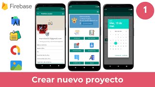 01 Creando nuevo proyecto  Creación de una Agenda Profesional en Android Studio  Motenización [upl. by Omor]