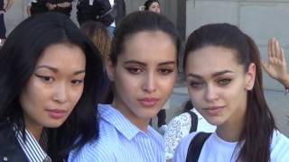 Top Model Zhenya KATAVA  Paris July 3 2017 Fashion Week  RalphampRusso [upl. by Iturhs]