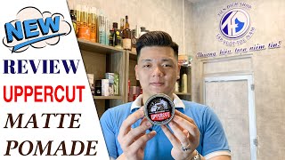 REVIEW Uppercut Deluxe Matte Pomade  NGON BỔ RẺ cho tóc người Việt [upl. by Bergwall640]