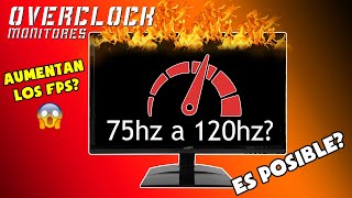 💡 TUTORIAL  🔥 Cómo hacer OVERCLOCK a tu MONITOR  ✔️ Aumentar HZ y resolución [upl. by Pilihp133]