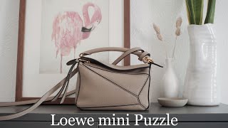 推坑分享丨LOEWE mini Puzzle 居然能裝這麼多東西！日常百搭超實用，才不是小廢包！ [upl. by Erdnaek]