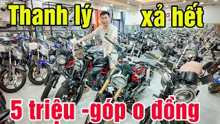 THANH LÝ MOTOR MỚI VỀ KTM RC390 NINJA 300 400 CBR MT15 GPX DEMON FZ GZ150 CB150R W1750 TWIN 250 SỐC [upl. by Phillida]