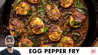 Egg Pepper Fry Recipe  Egg Pepper Masala  काली मिर्च मसाला अंडा फ्राई  Chef Sanjyot Keer [upl. by Nerac]