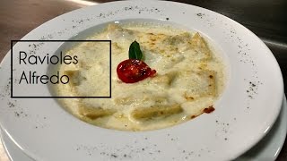 Receta Ravioles Alfredo de Trattoria Lombardi [upl. by Akcinat]