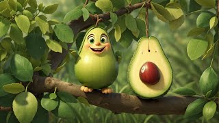 Avocado Song  Fruits that are Dancing  Fruit salad song nursery rhymes  Nursery Songs [upl. by Nehgem830]